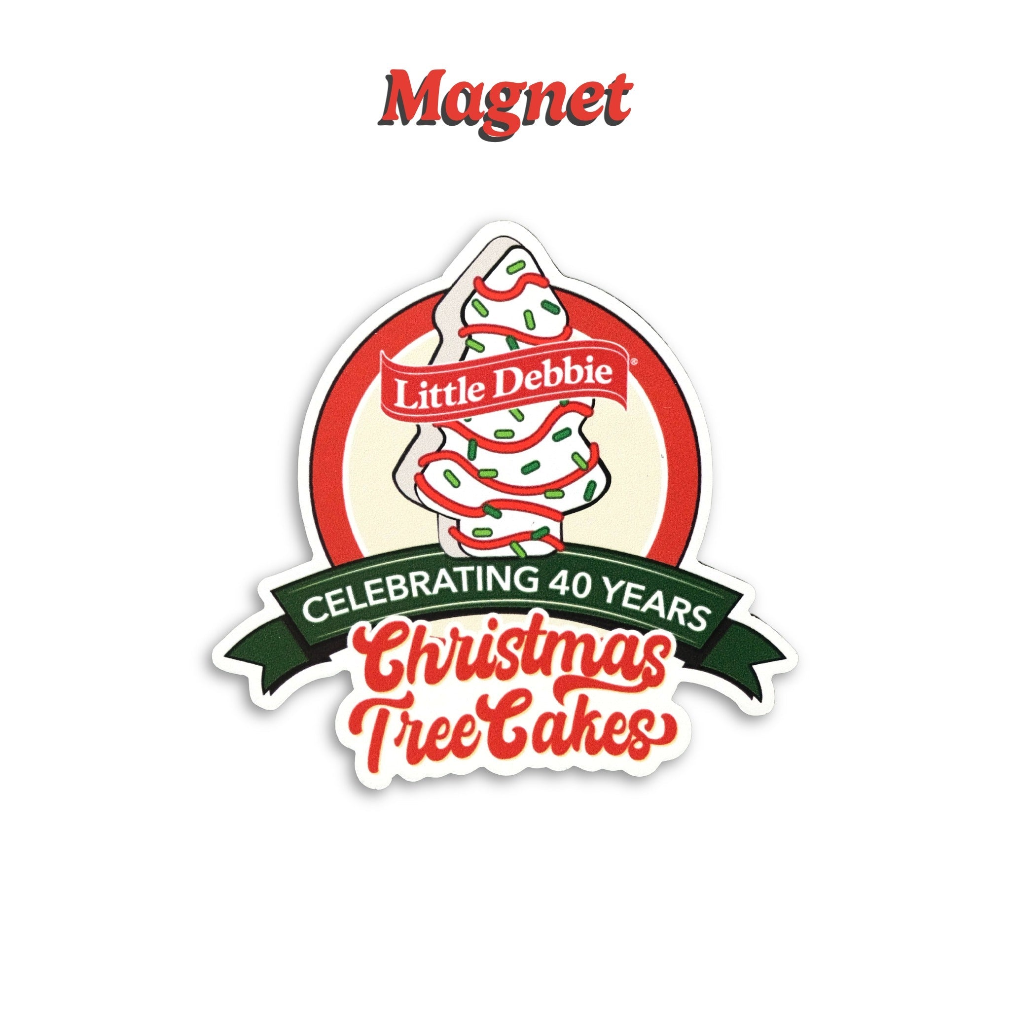 Christmas Tree Cakes 40th Anniversary Magnet