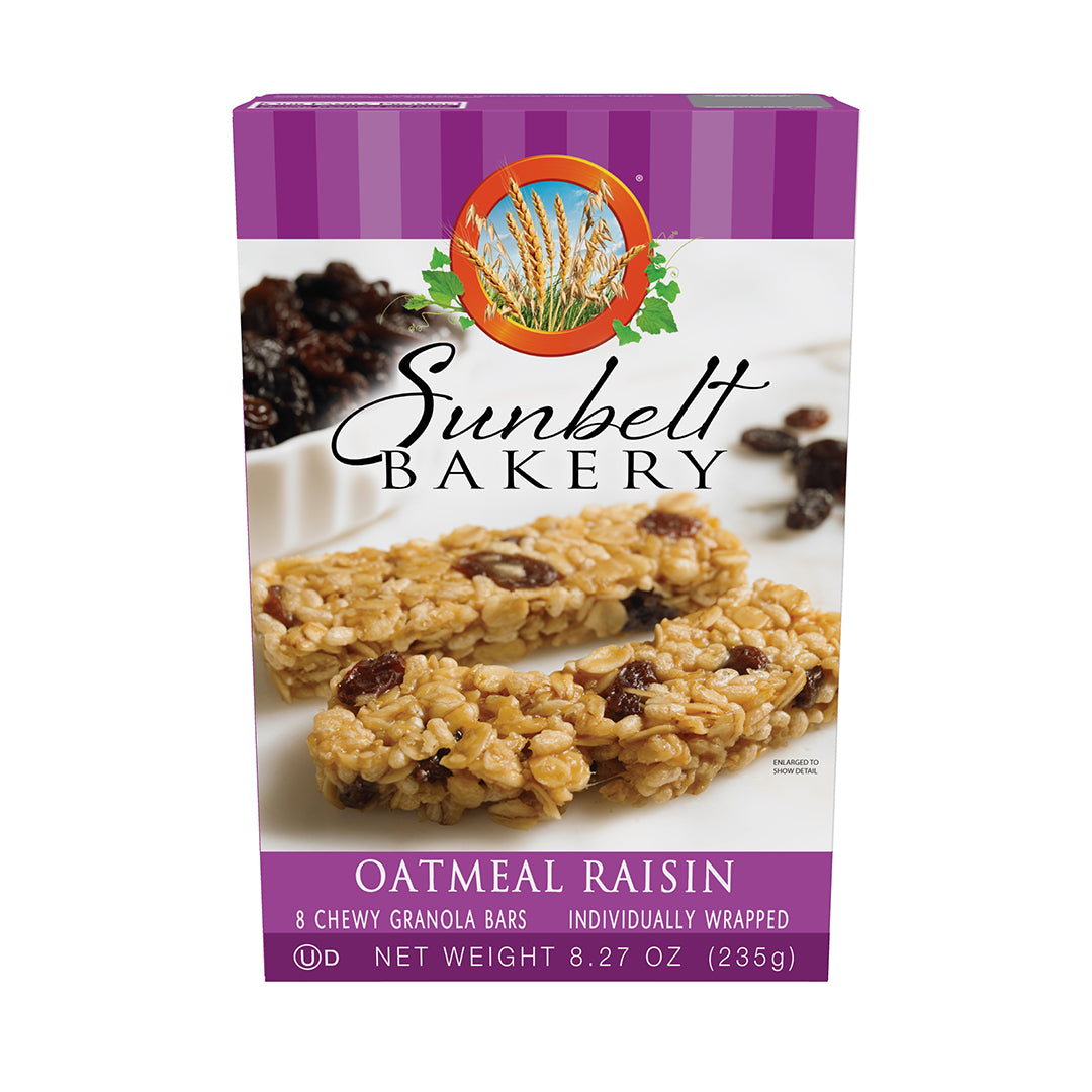 Oatmeal Raisin Chewy Granola Bars